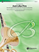 Just Like Fire Concert Band sheet music cover